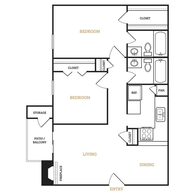 B1 Renovated 3014 floor plan